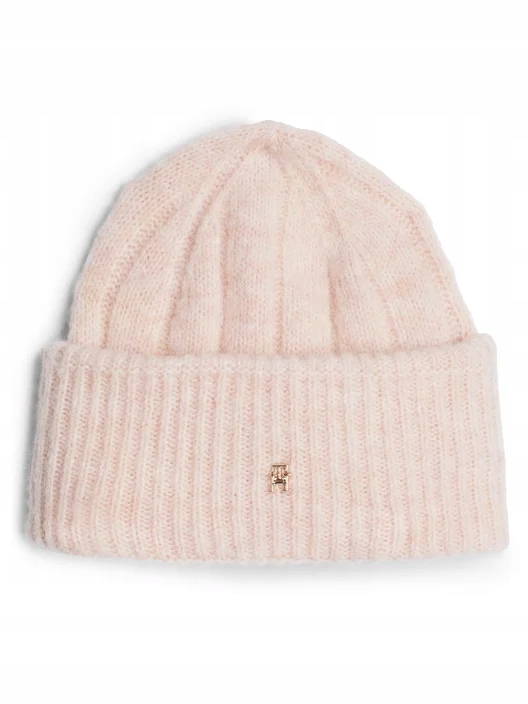 Tommy Hilfiger čepice s vlnou, růžová