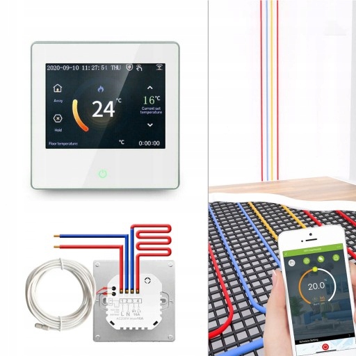 Dotykový Termostat Termostat 16A Wifi