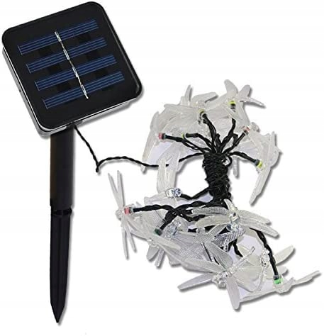 LAMPKI OGRODOWE SOLARNE GIRLANDA ZEWNĘTRZNE WAŻKI 6,5M 30LED CIEPŁY BIAŁY Marka Ikonka