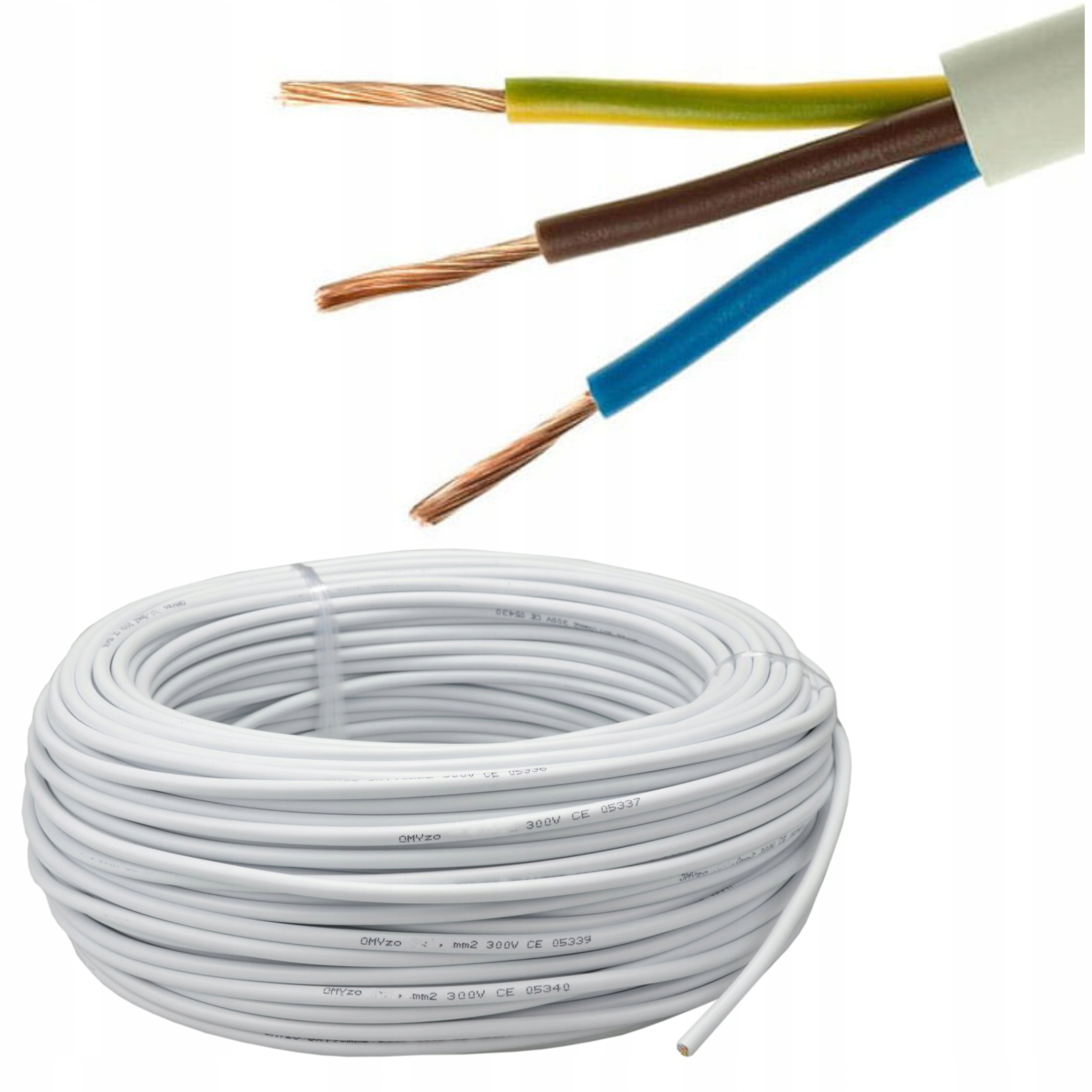 

Przewód Kabel Prądowy Giętki Linka Omy 3x1,5mm 1m