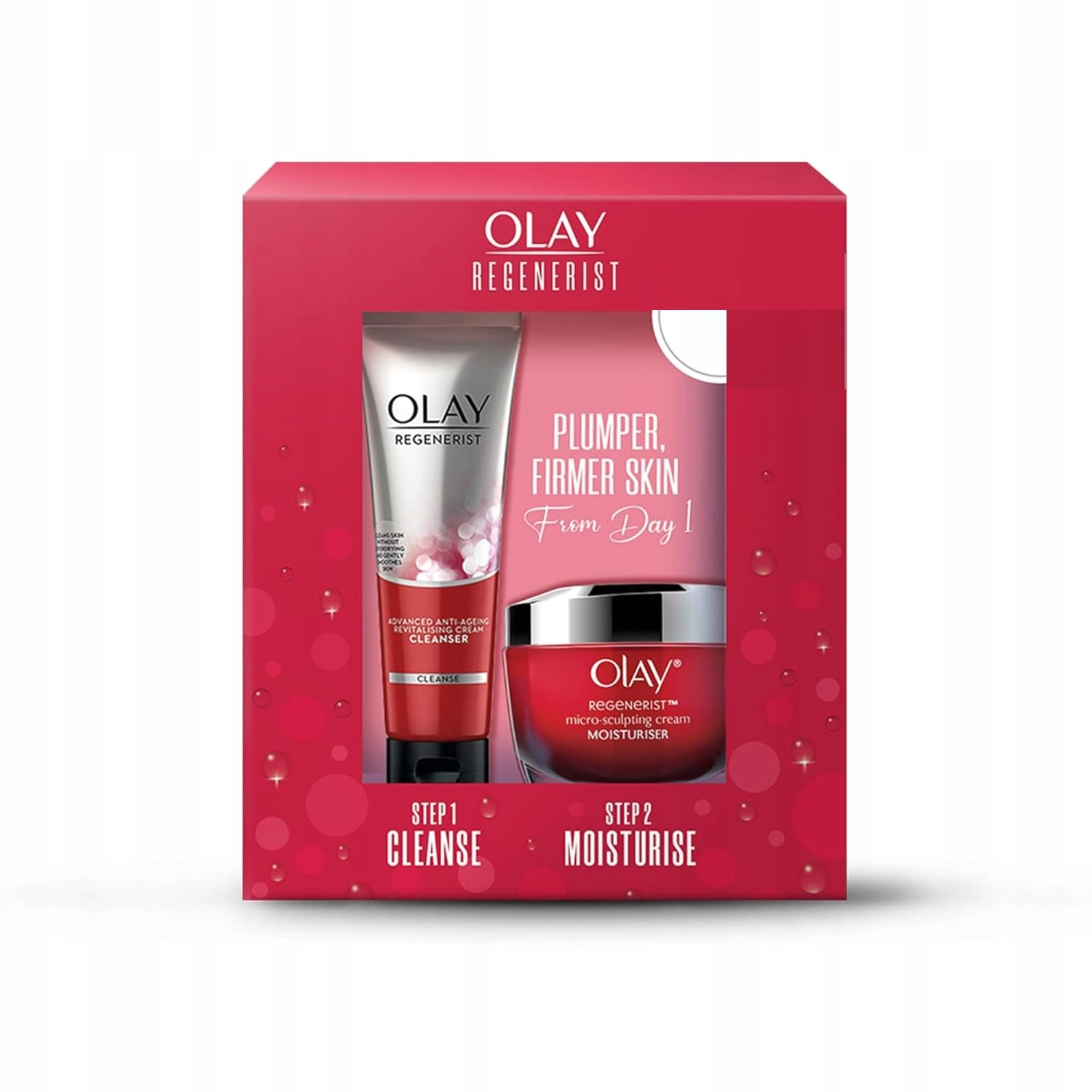 Olay Regenerist Zestaw Prezentowy Krem na Dzień Żel do Mycia Twarzy