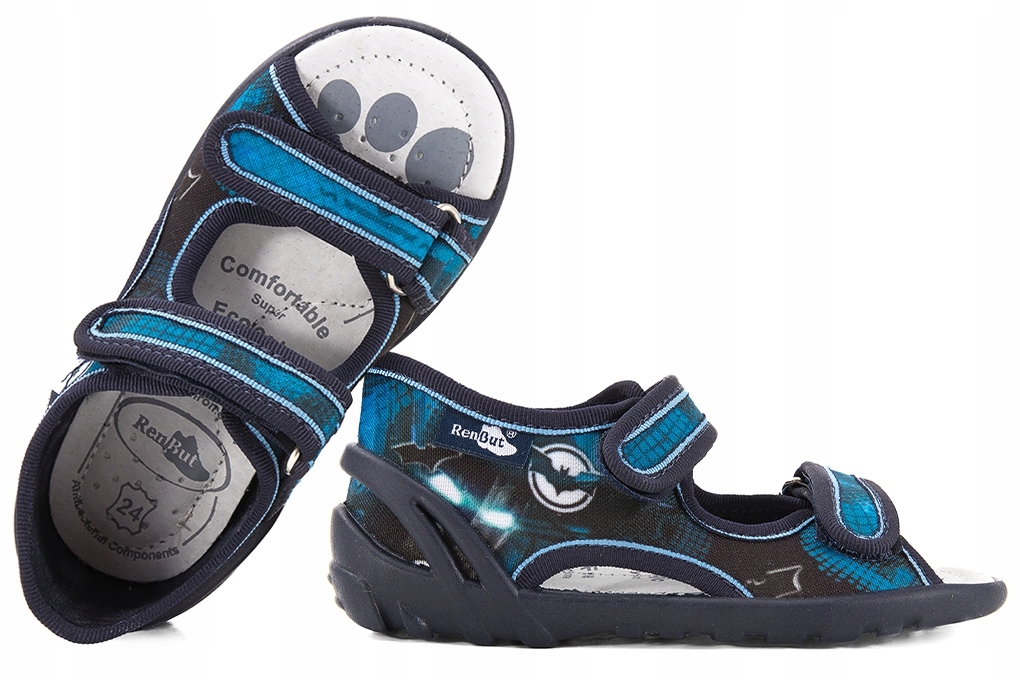 

Renbut 13-112 Sandałki Tekstylne Domowe Kapcie 23