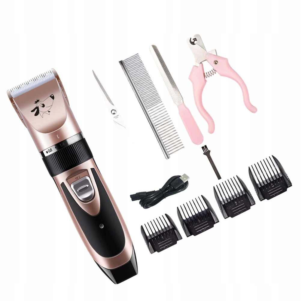 Levně Nůžky S Keramickou Hlavicí Tiché Usb Akumulátor Zastřihovač