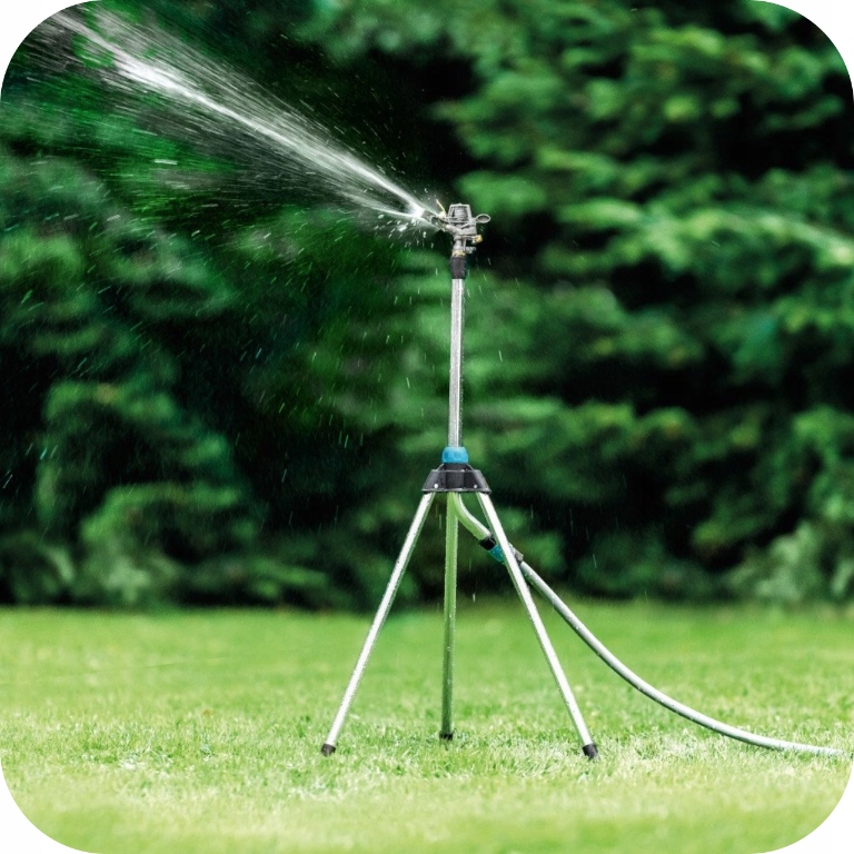 CELLFAST ZRASZACZ PULSACYJNY REGULOWANY OGRODOWY TRÓJNÓG STATYW STOJAK Marka Cellfast