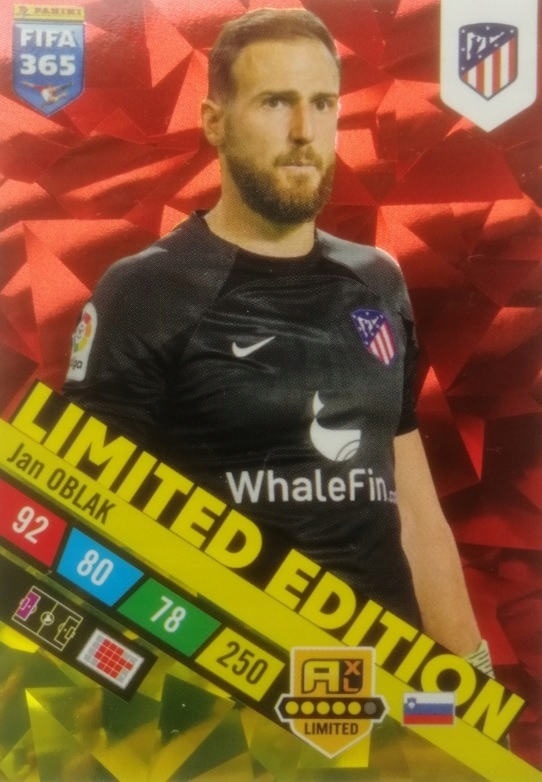 Fifa 365 2023 Panini Limited Oblak