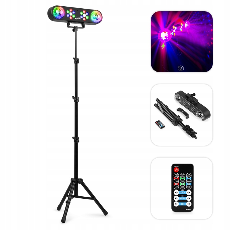 

Zestaw oświetleniowy Party Bar Led Rgb statyw