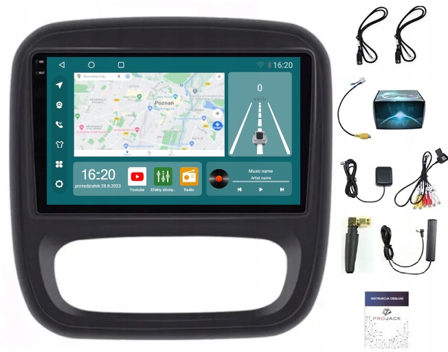 Android Rádio Opel Vivaro 2014-2021 Carplay Wifi Usb 8/256 Gb Sim Modem