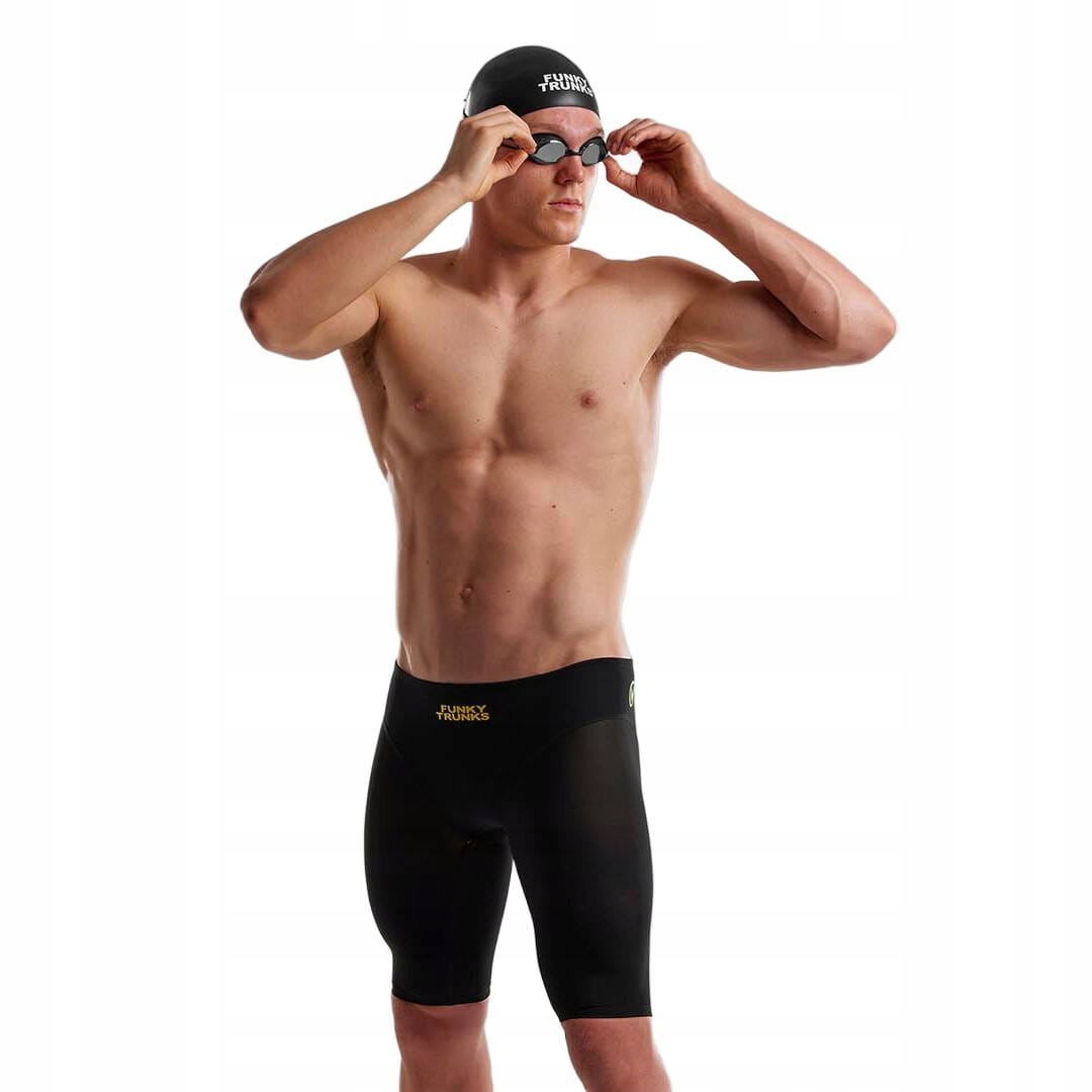 Spodenki startowe pływackie Funky Trunks Apex Viper Black Attack 24