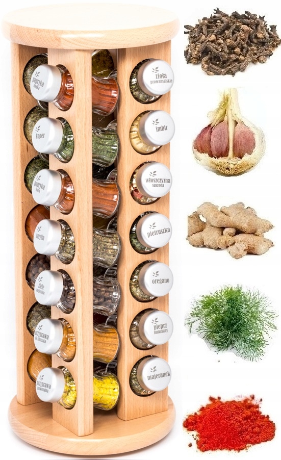 

Gald Przyprawnik Stojak Obrotowy Przyprawy 28 Mat