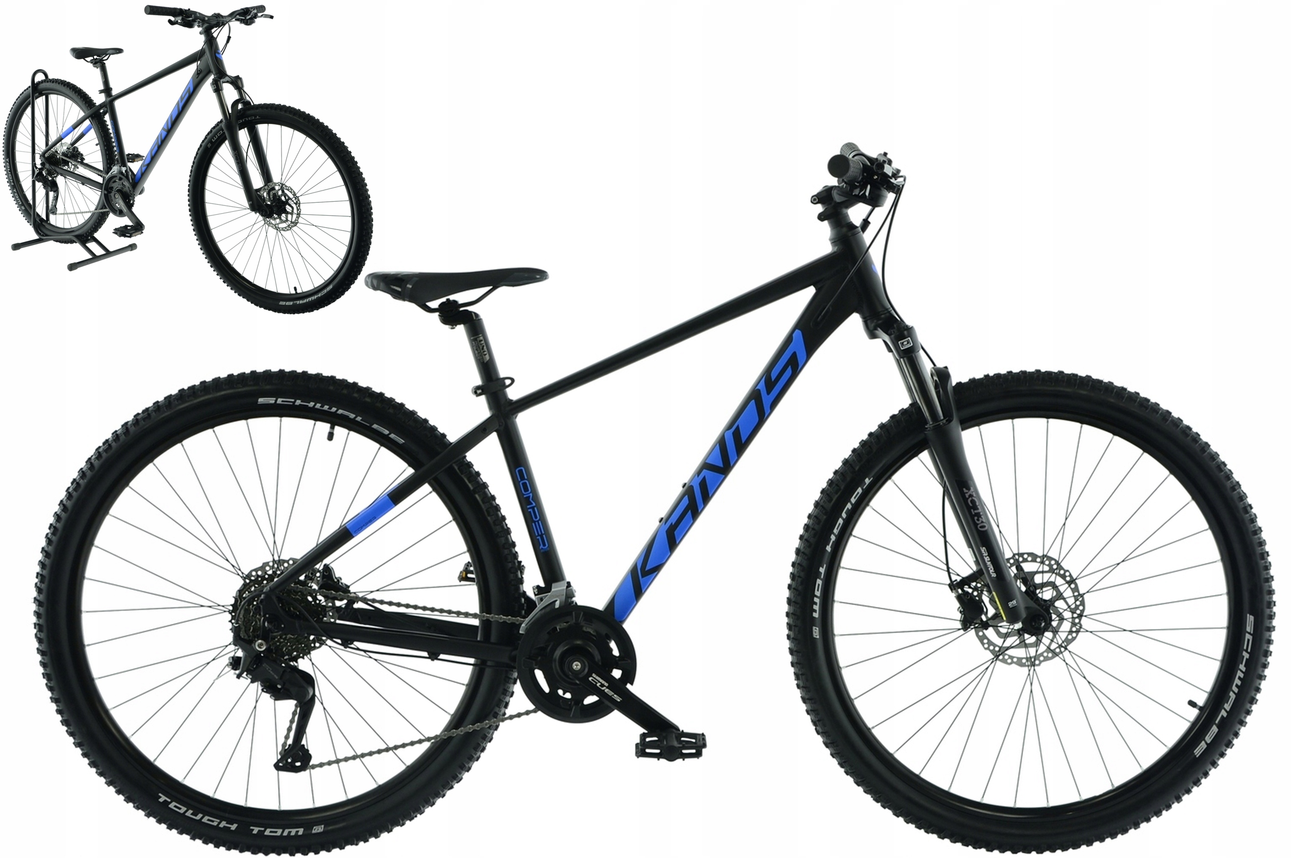 Rower 29" Kands Comp-er Cues rama 21" czarny niebieski mat R25