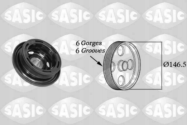 Koło pasowe wał korbowy 2156067