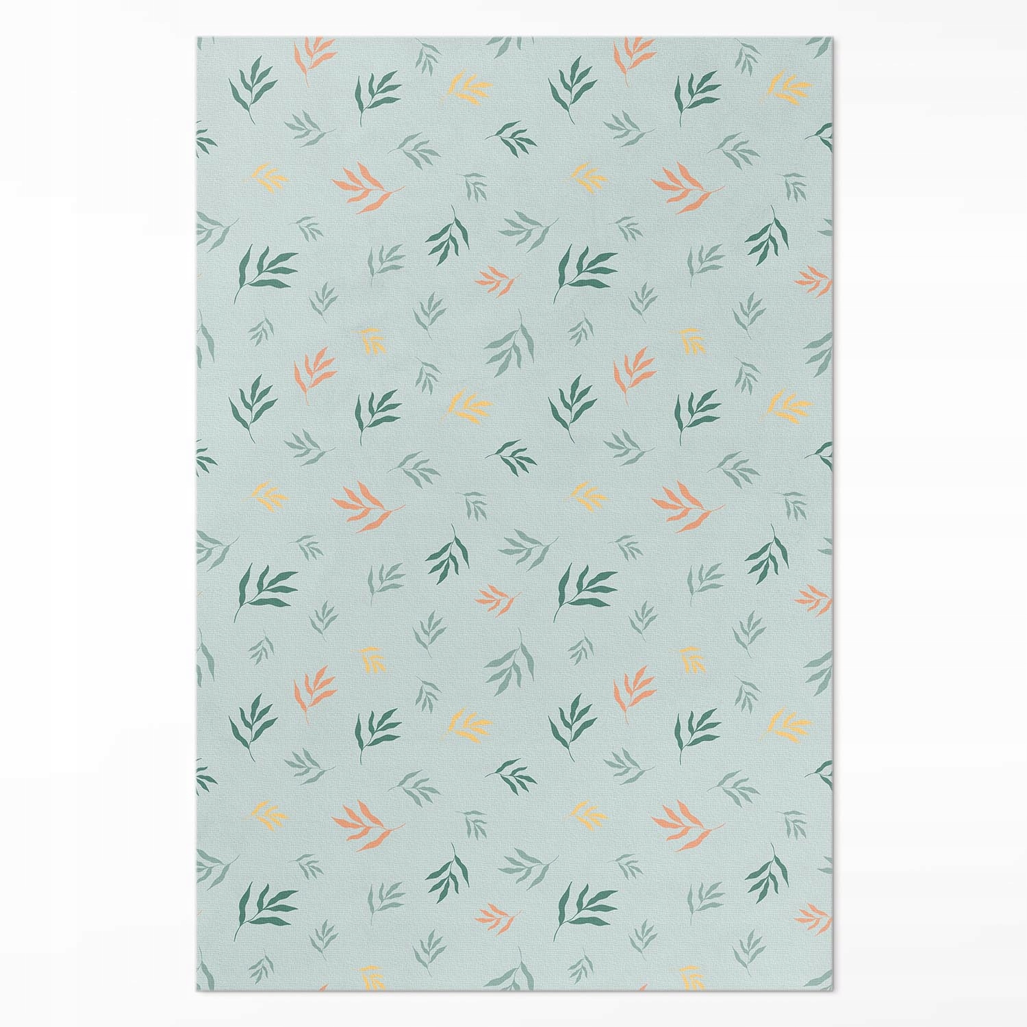 Vinylový koberec s grafikou Malé vetvičky s rastlinnými motívmi boho Veľký 140 x 210 cm