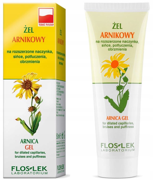 

Żel arnikowy 50ml sińce, potłuczenia, obrzmienia
