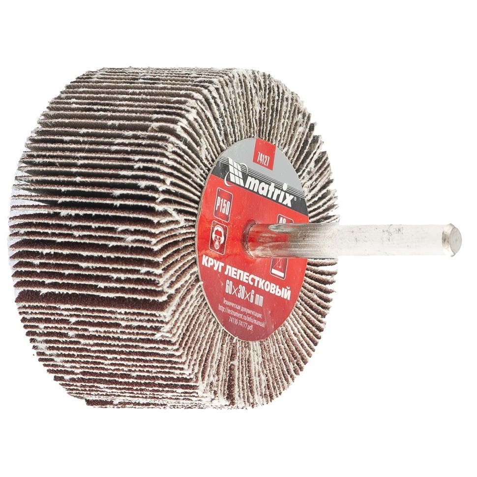 

Ściernica listkowa trzpieniowa P80 60x30x6mm