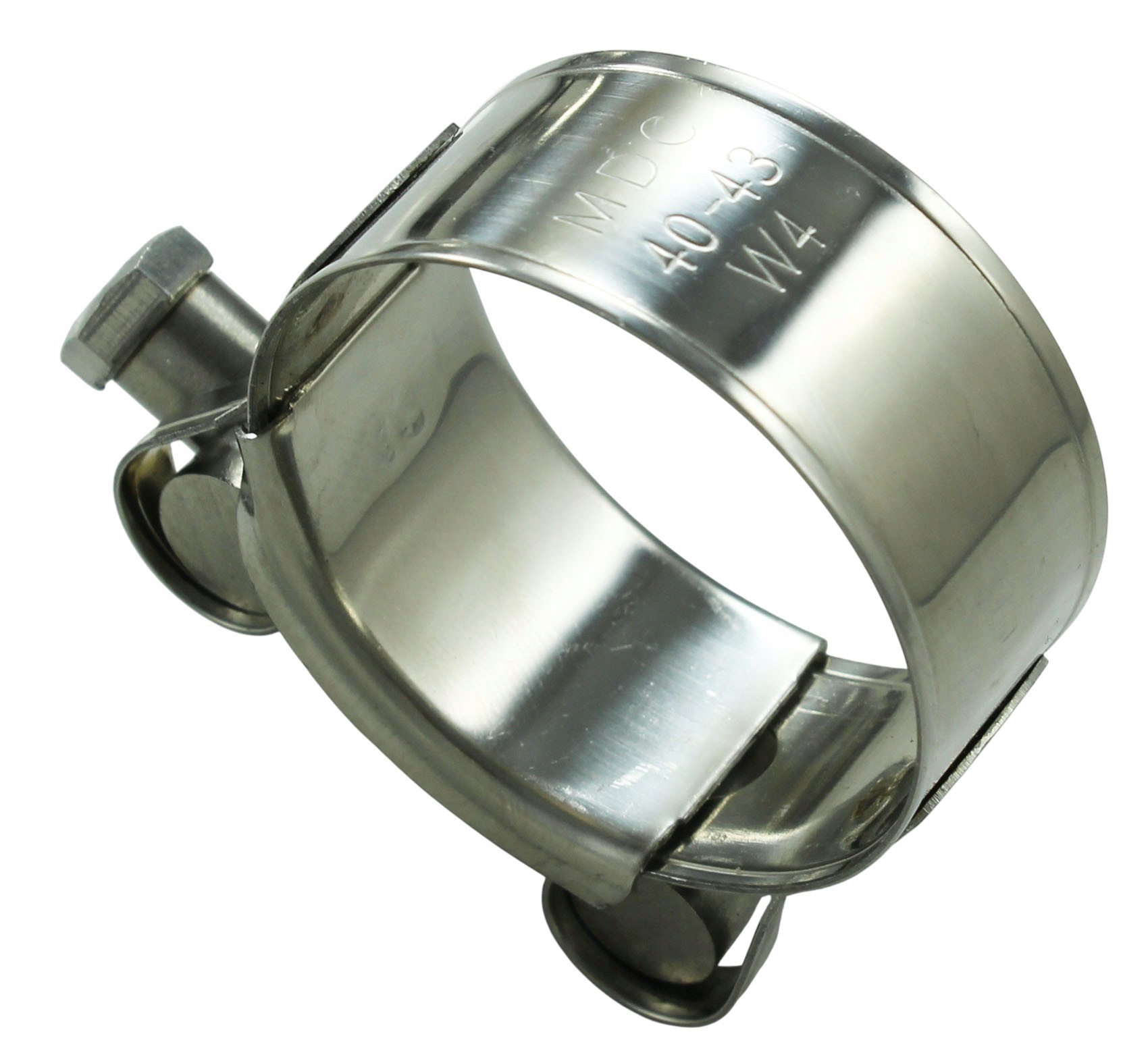 MDC Obejma 40-43mm Gbs W4 Nierdzewna 304SS Opaska Sgb wąż Turbo Intercooler