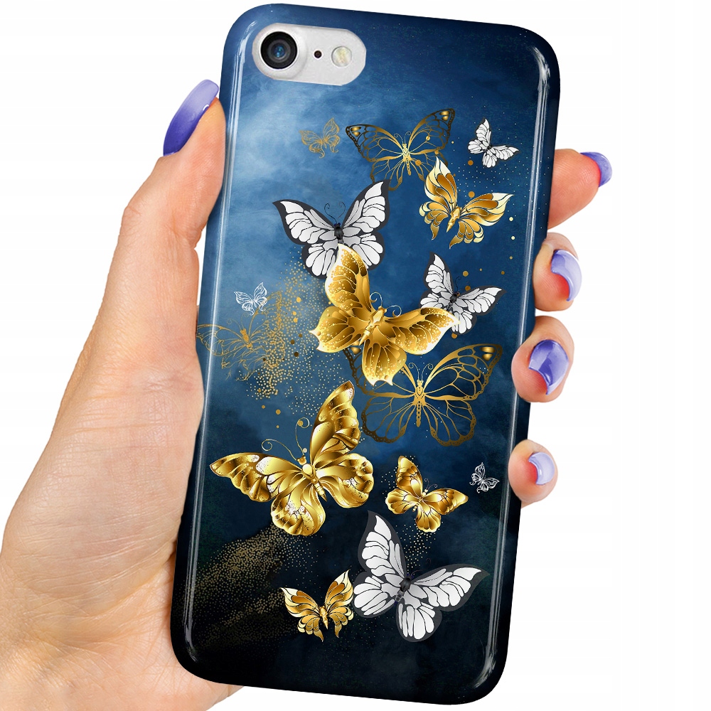

Etui Motylki do iPhone 7 8 Se 2020 Szkło
