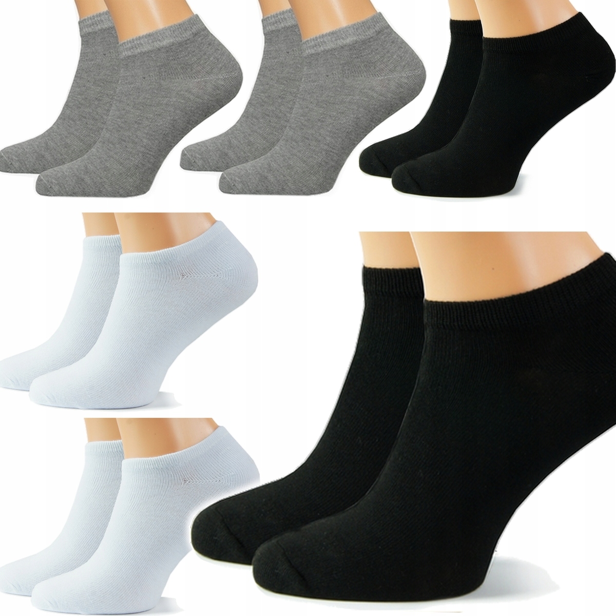 

6 x Stopki Bawełniane Męskie skarpety MIX 39-42