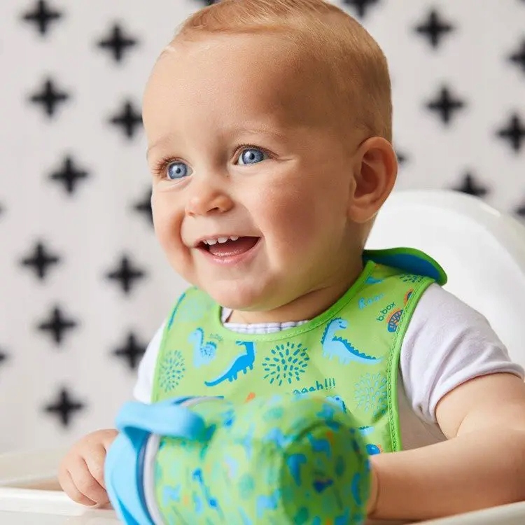 Śliniak dla niemowlaka w saszetce Dino Time b.box Marka B.Box