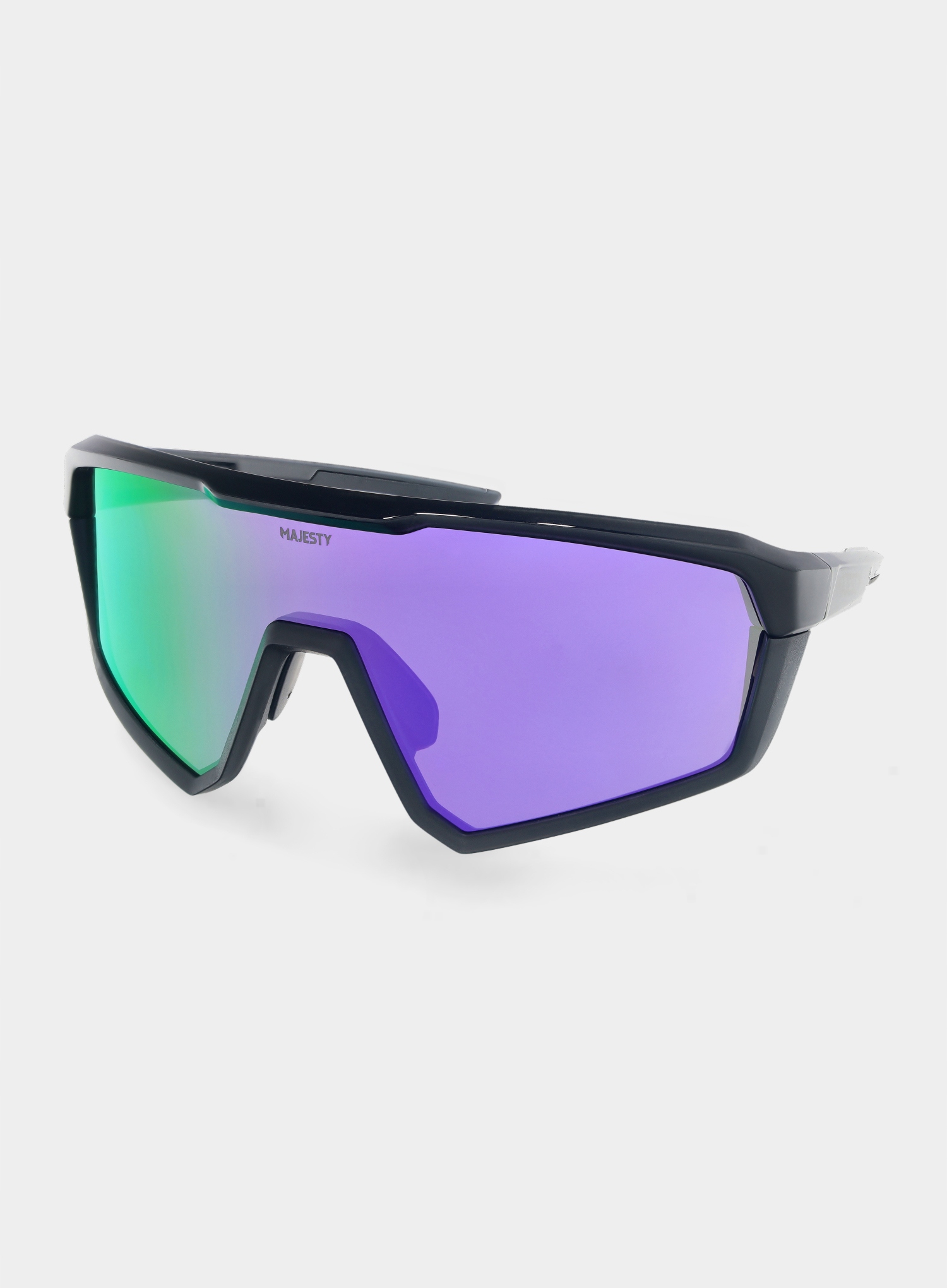 Brýle Majesty Pro Tour černo/černé s ultrafialovým zářením čiré čočky