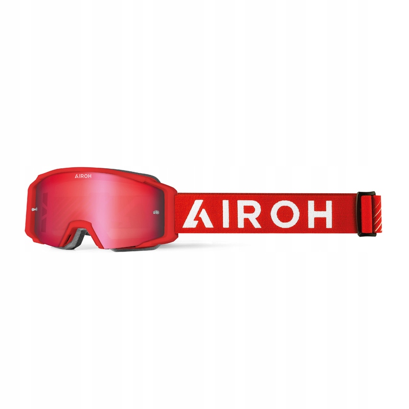 Gogle Airoh Blast Xr1 Red Matt - Szyba Blue Mirrored (1 szyba w zest) Typ cross/enduro