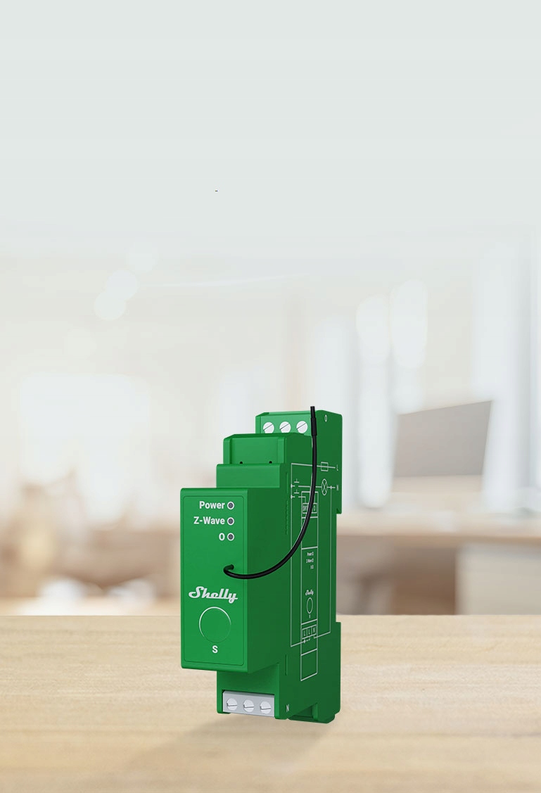 SHELLY Wave Pro Dimmer 1PM 1-kanałowy sterownik do sterowania oświetleniem z pomiarem mocy — 5