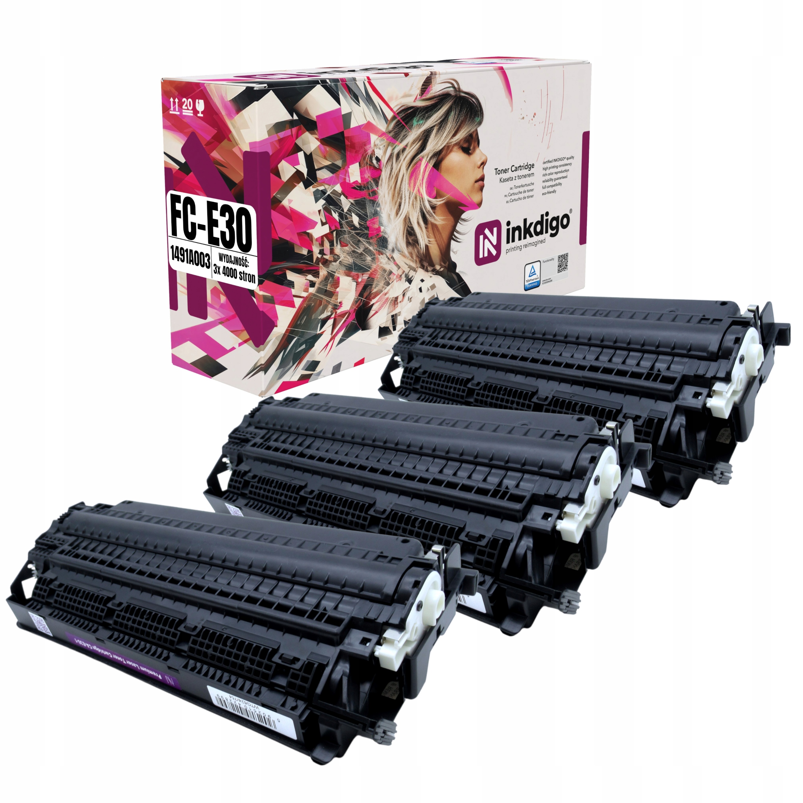 3x Toner pro Canon E30 FC-200 FC-210 FC-220 FC-100
