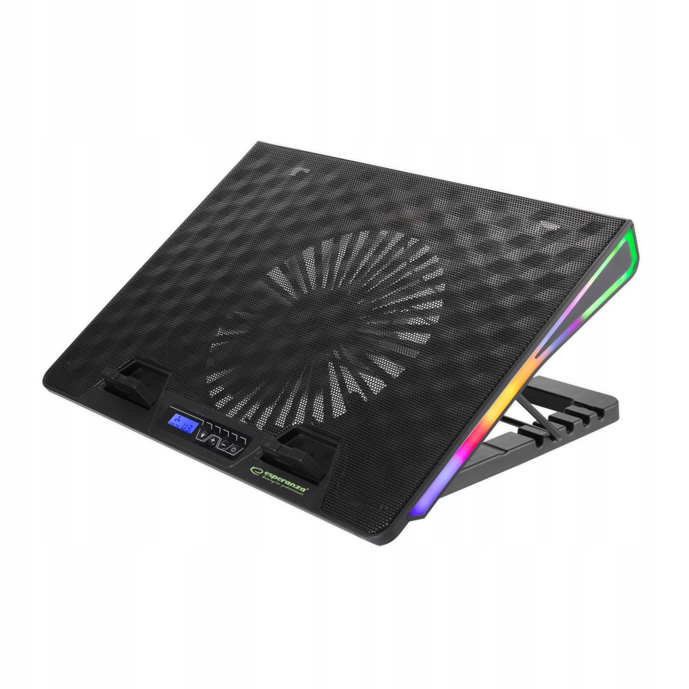 PODKŁADKA CHŁODZĄCA 1 POD LAPTOPA LED RGB 17"