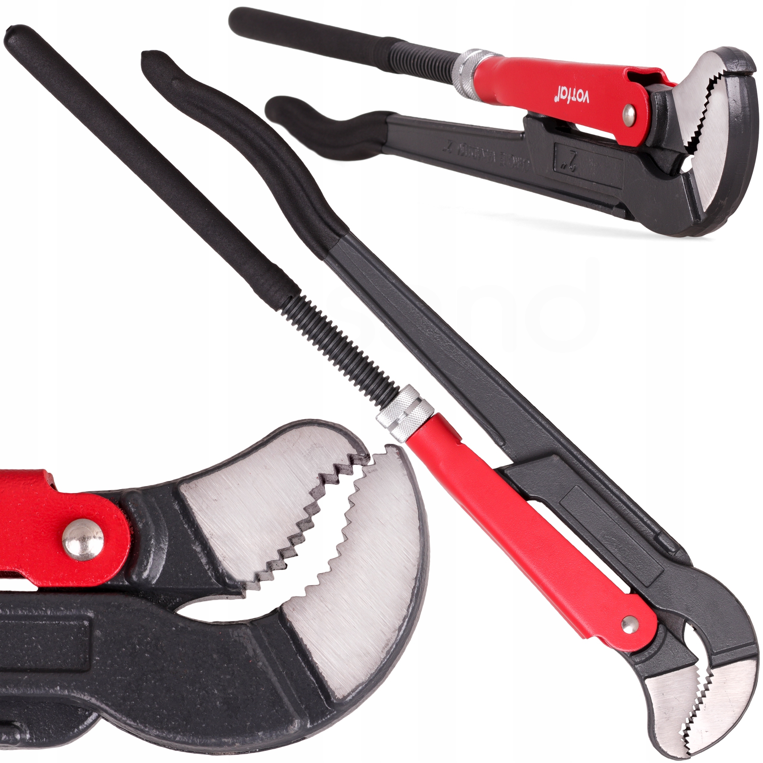 KLUCZ NASTAWNY DO RUR 2'' SZCZYPCE ŻABKA REGULACJA