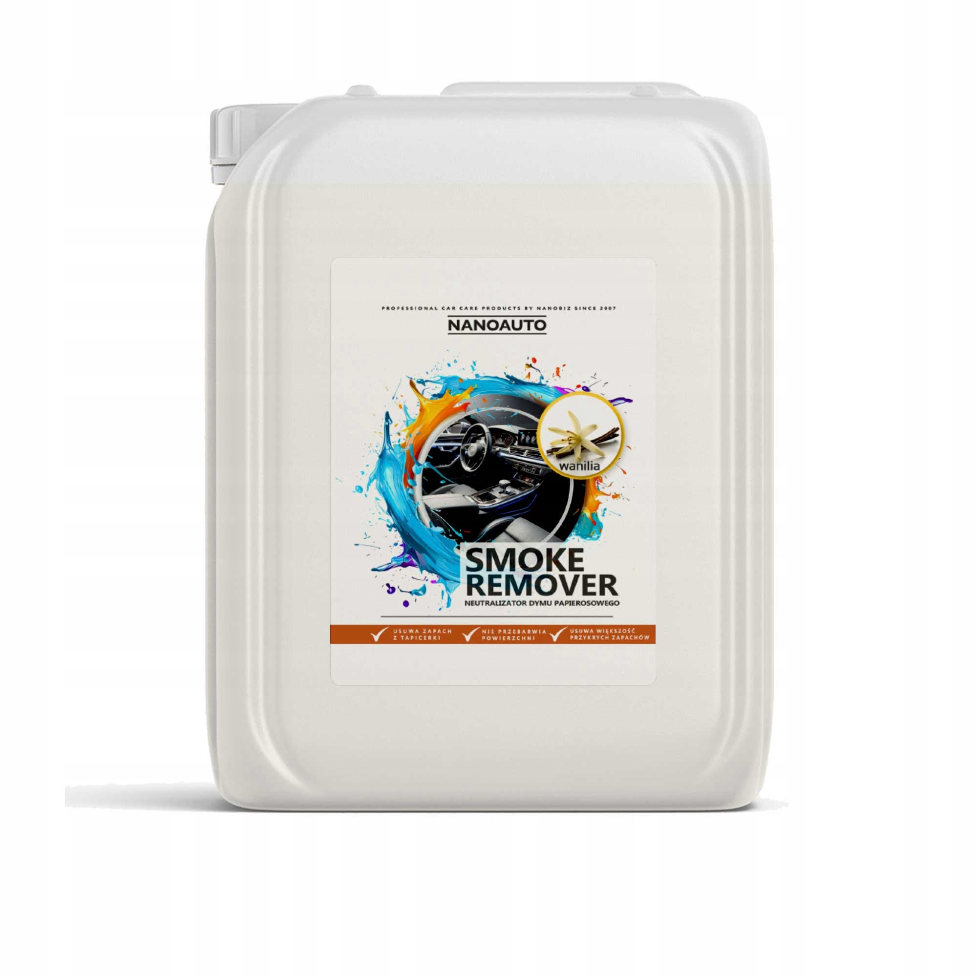 Nanoauto Smoke Remover neutralizátor cigaretového kouře vanilka 10 litrů