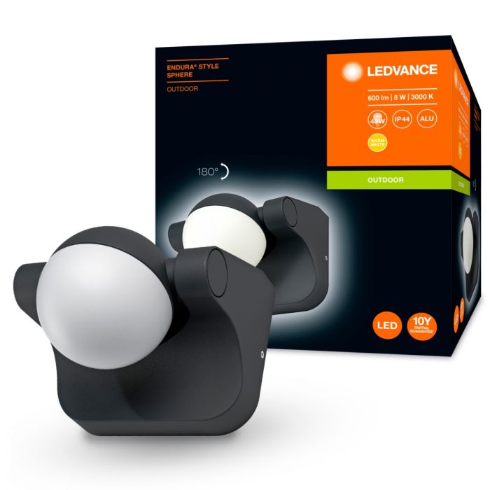 Ledvance Nástěnné svítidlo zahradní pohyblivé 8W