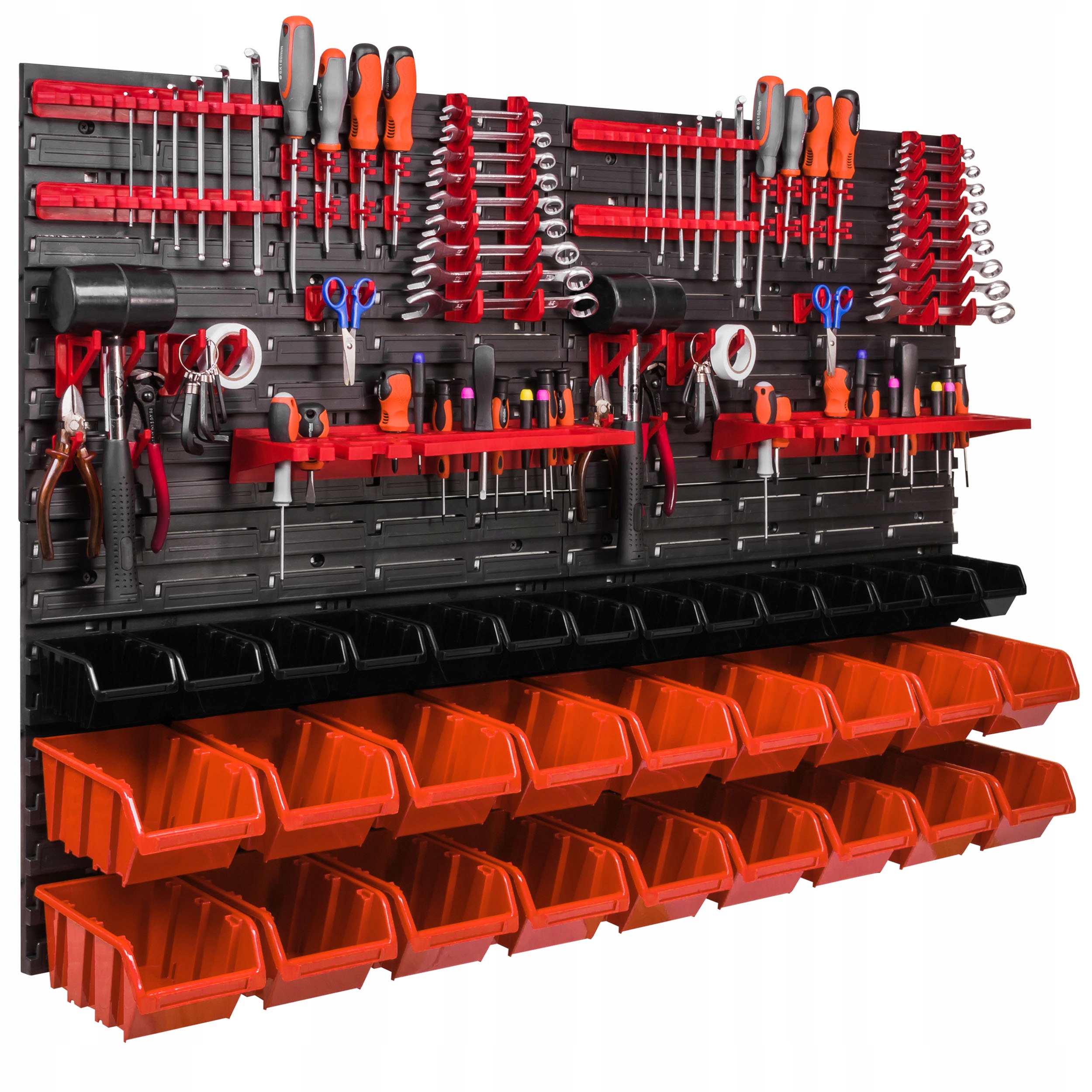 Stěna záchodu organizér 115x78 cm dílna