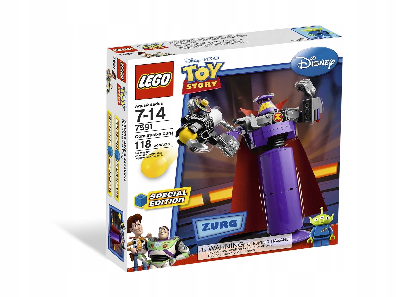 Klocki unikatowe LEGO Toy Story 7591 Zbuduj Zurga