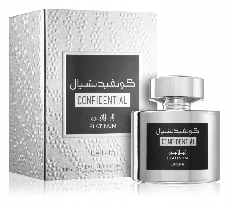Lattafa Confidential Platinum Edp 100ML