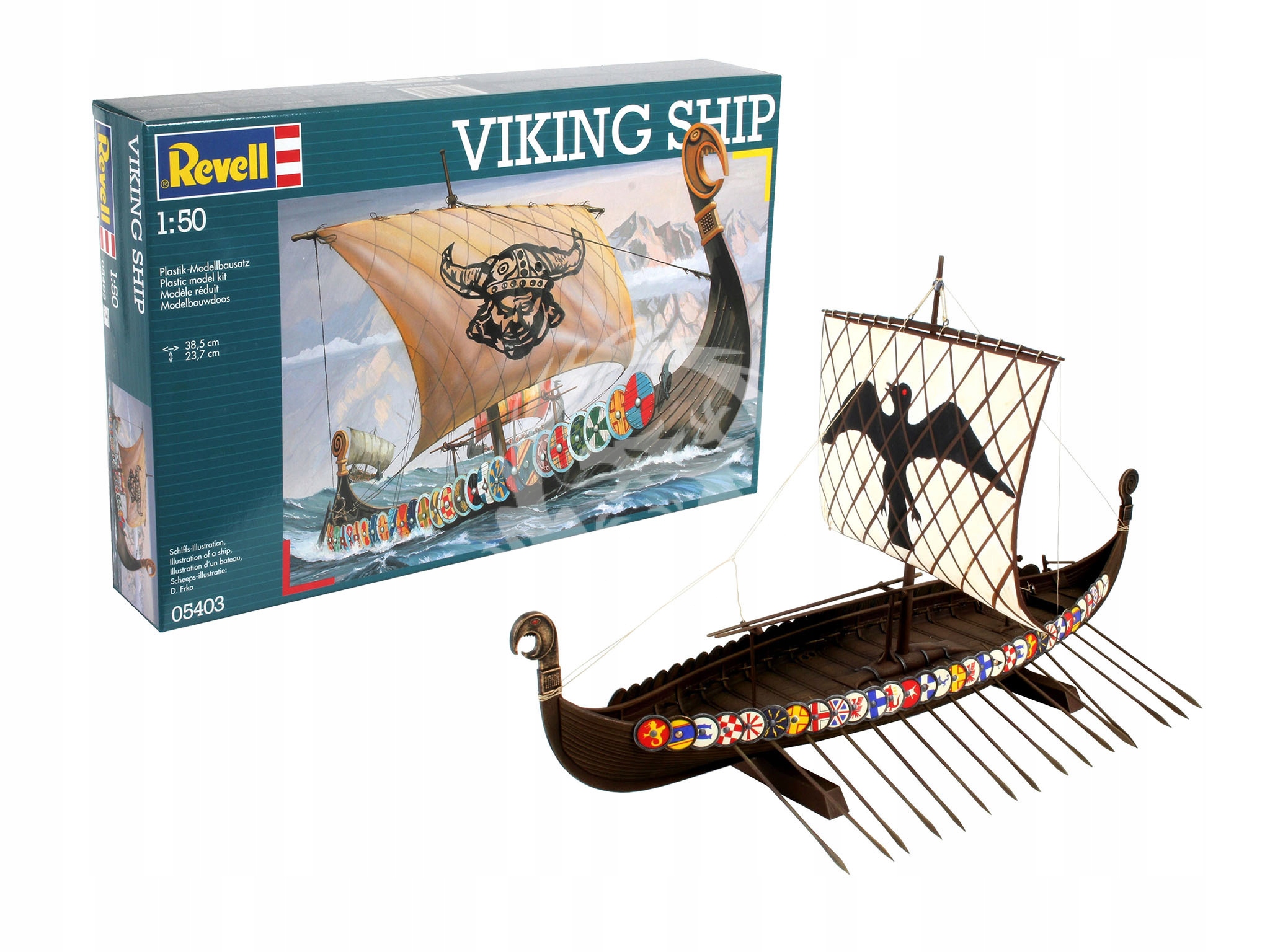 Vikingská loď Viking Ship Revell 05403 měřítko 1/50