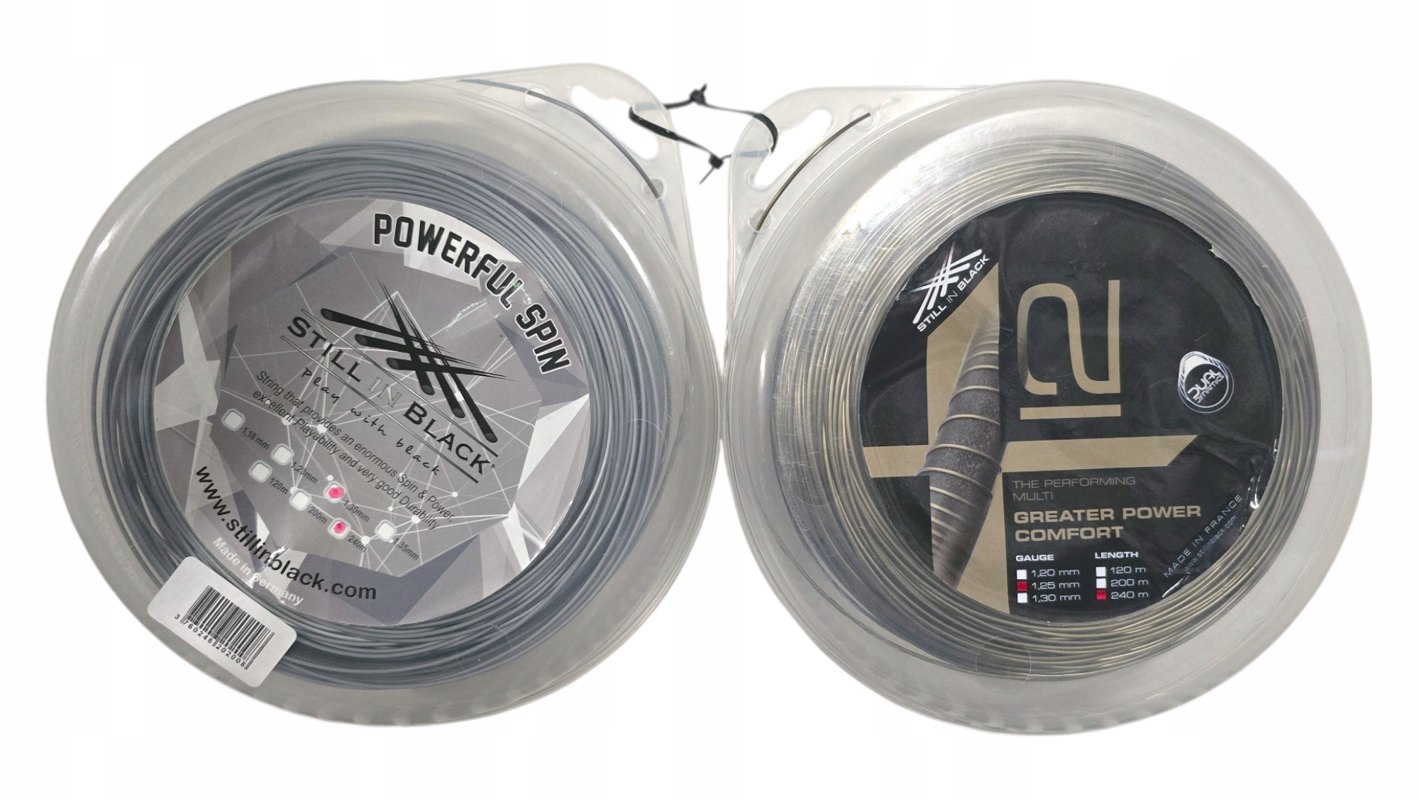 Tenisový Výplet Still In Black Pwf X12 1,25 MM 240 M 1.30 MM 240 M Sada