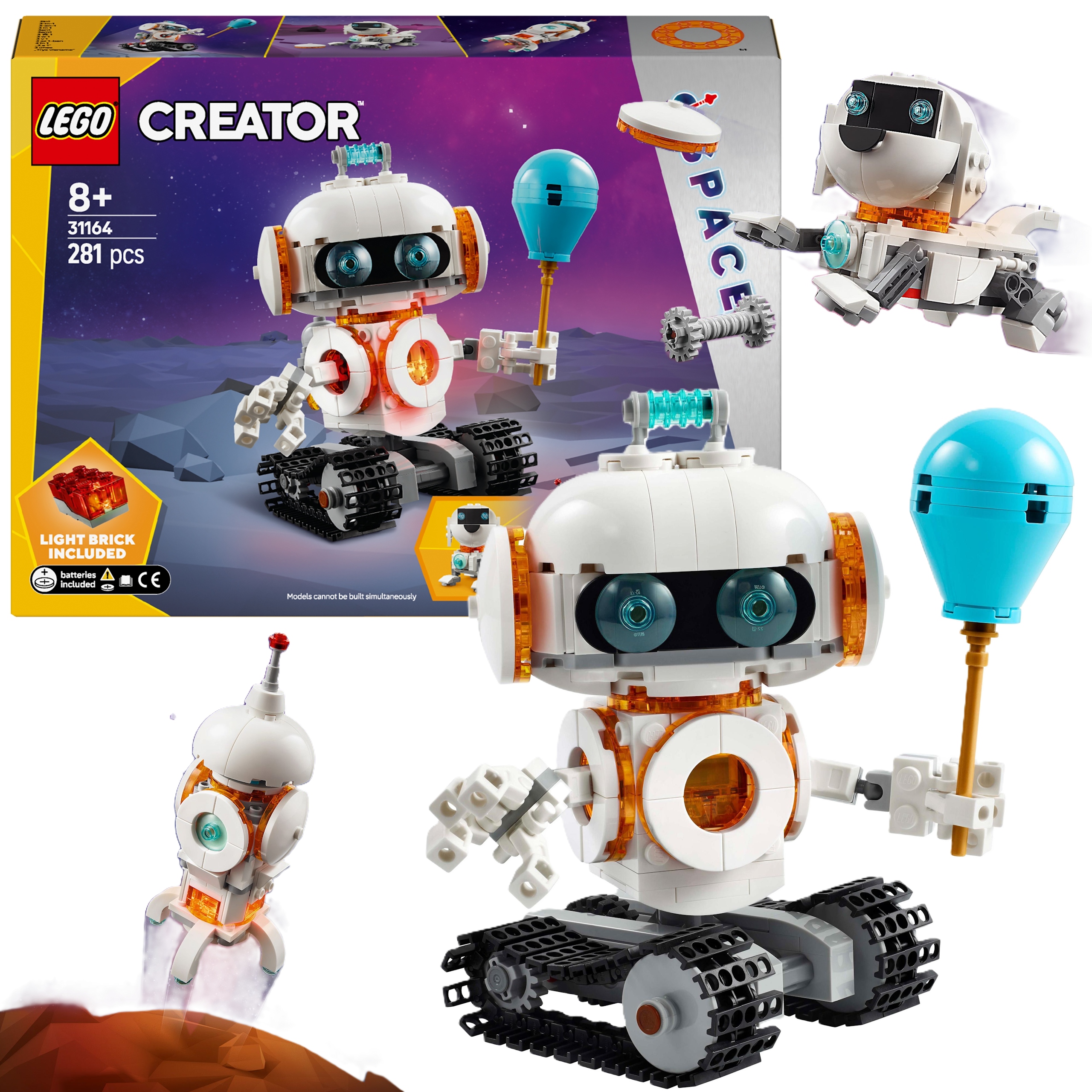 Klocki Lego 31164 Creator 3W1 Kosmiczny Robot Zestaw Do Budowania