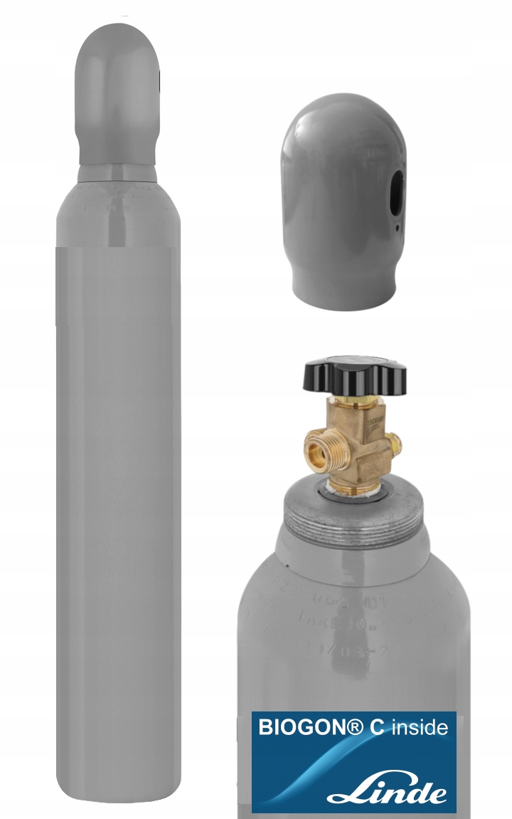 BUTLA DWUTLENEK WĘGLA SPOŻYWCZY CO2 PEŁNA 6KG Z RURKA SYFON SODA+PRZETOCZKA Marka bez marki