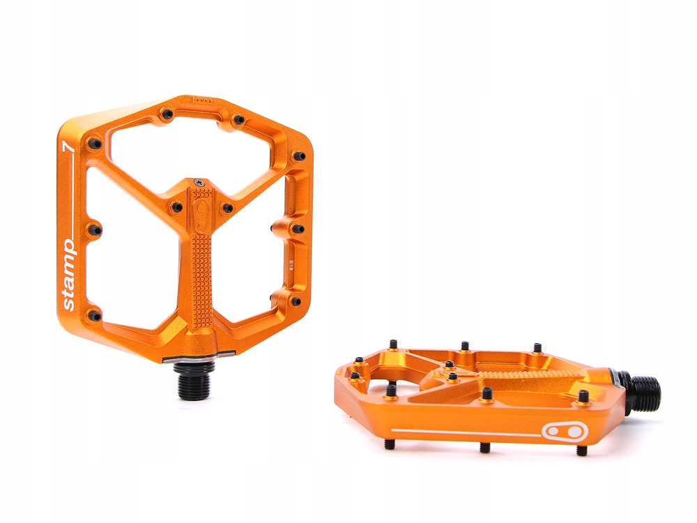 Pedały rowerowe Crankbrothers Stamp 7 Large Orange (zawiera dodatkowe piny)