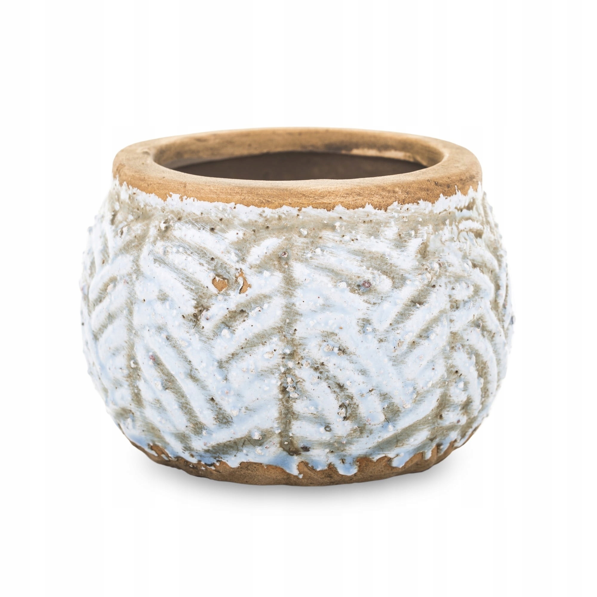 

Osłonka ceramiczna niebieska 10x8cm doniczka mała