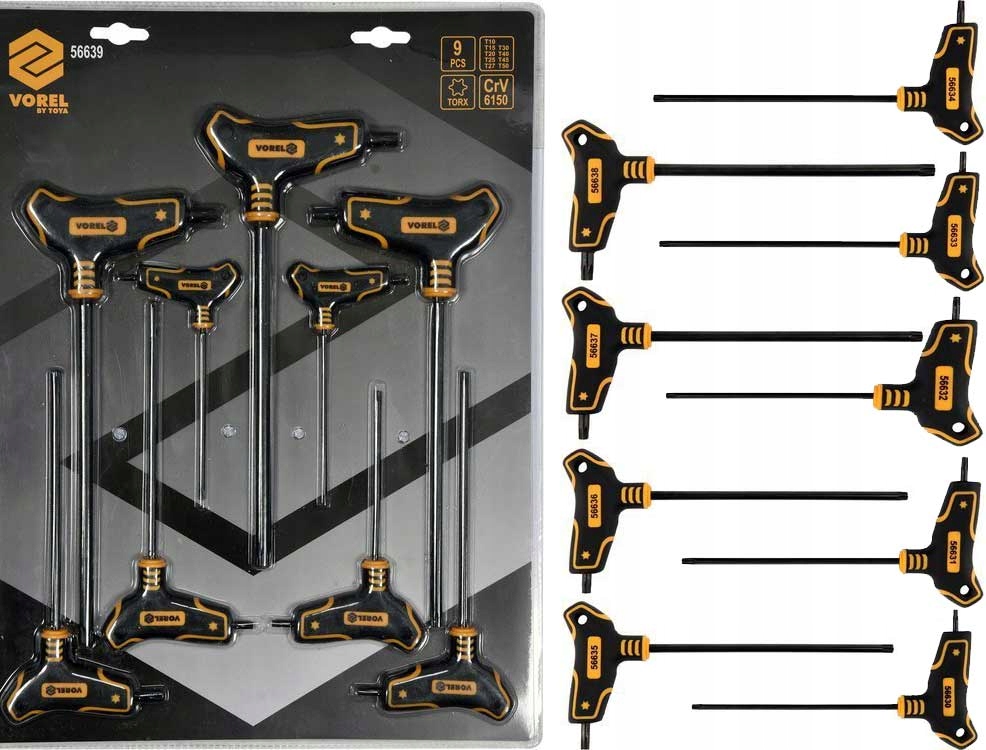 

Klucze Trzpieniowe Torx Z Rekojeścią Zestaw 9szt.