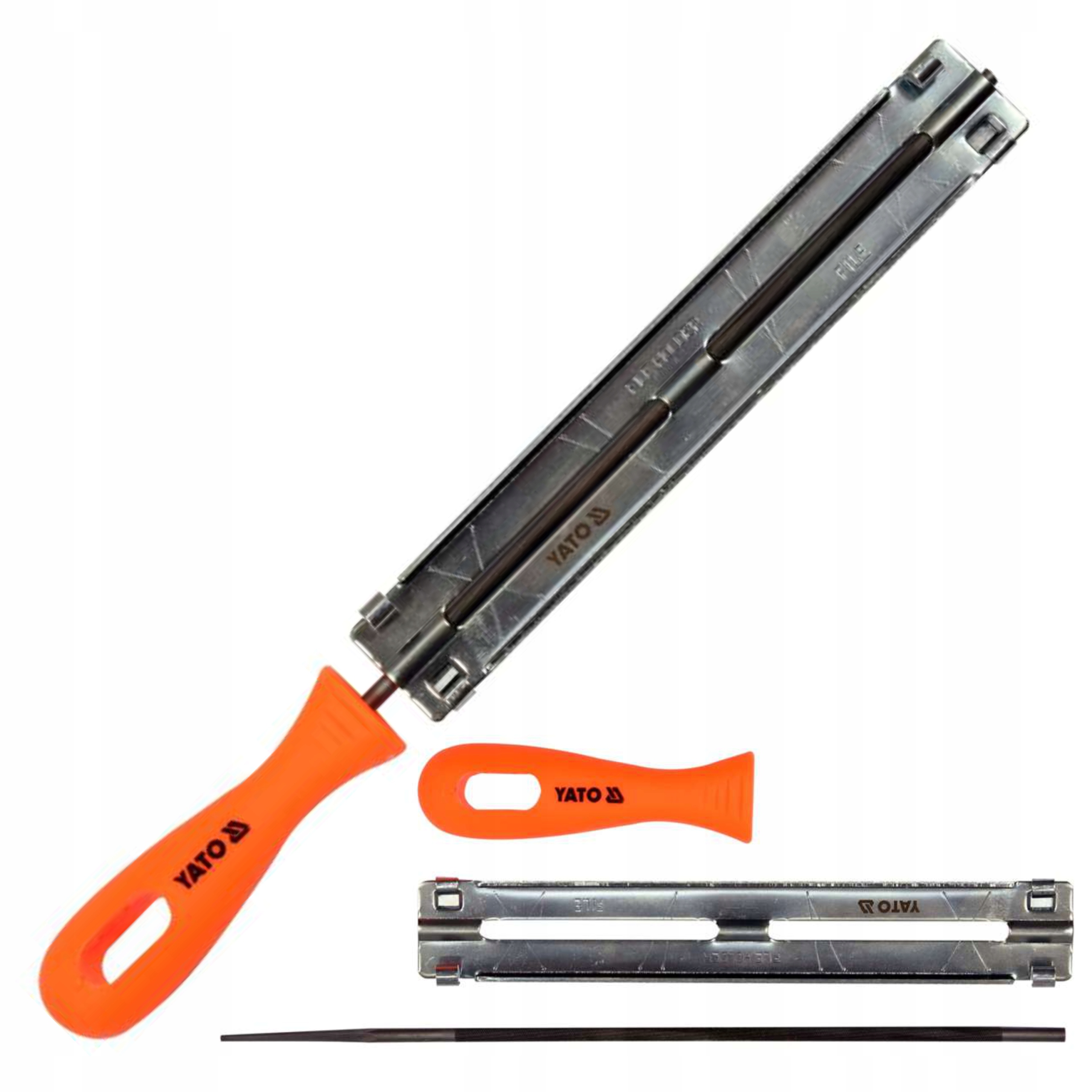 YATO ZESTAW DO OSTRZENA ŁAŃCUCHA 4mm PILNIK 3szt