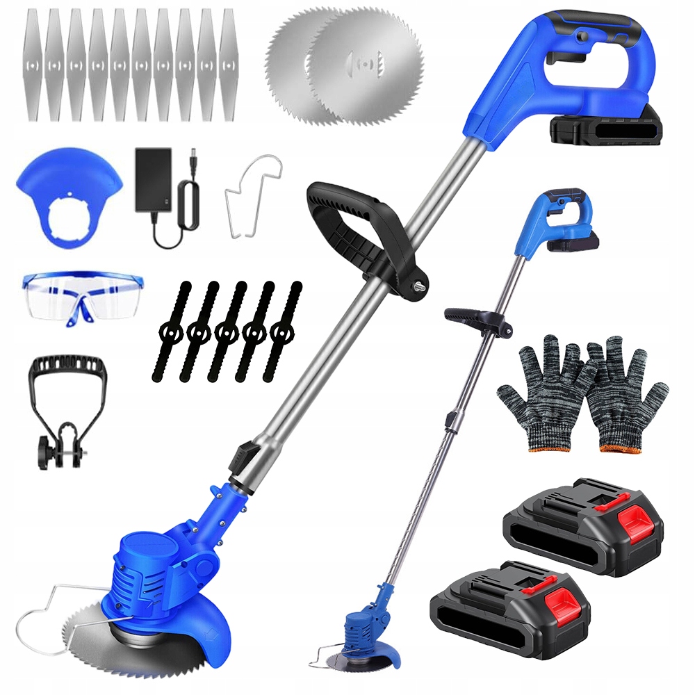 Akumulátorový Vyžínač Křovinořez S Výkonnou Dlouhou Výdrží Akumulátoru 1300 Mah