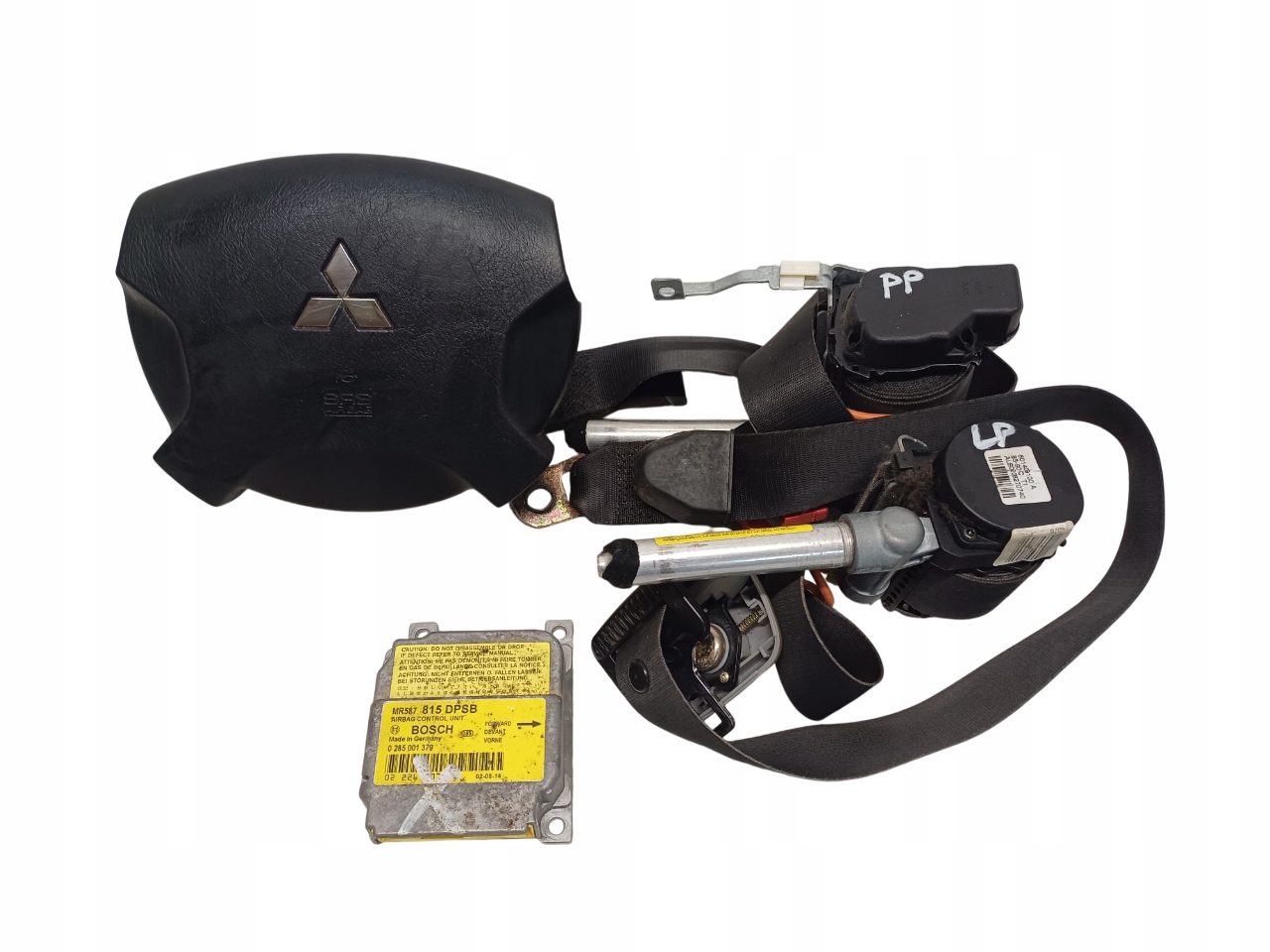 MITSUBISHI SPACE STAR 1 I LIFT 02- ZESTAW AIRBAG MR587815