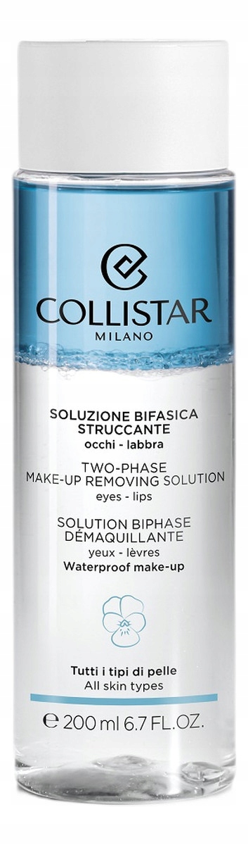 Collistar Two-phase make-up removing solution odličovací přípravek 200 Ml