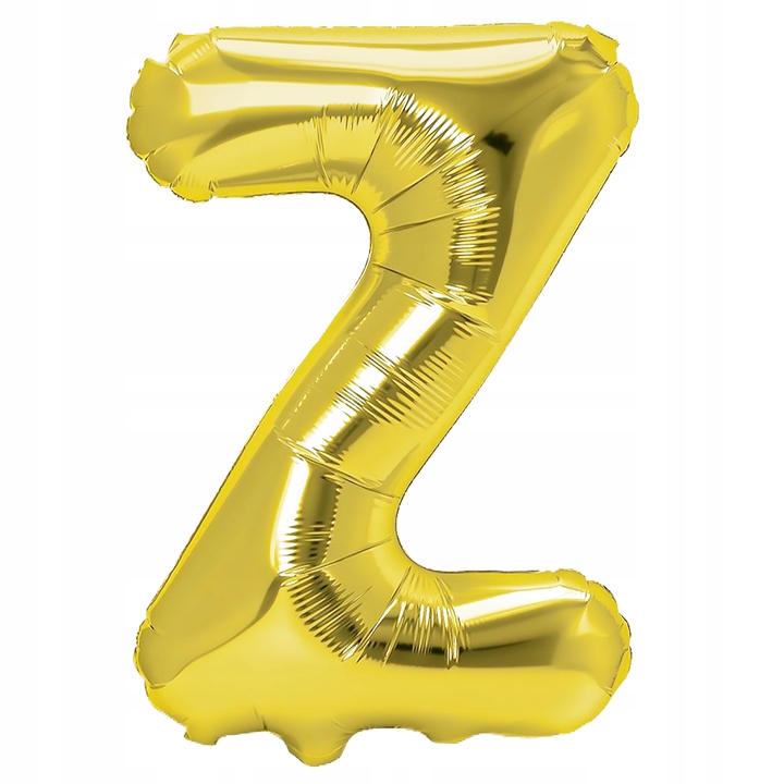 

Balon Foliowy złota litera Z - 40 cm Litery Balony