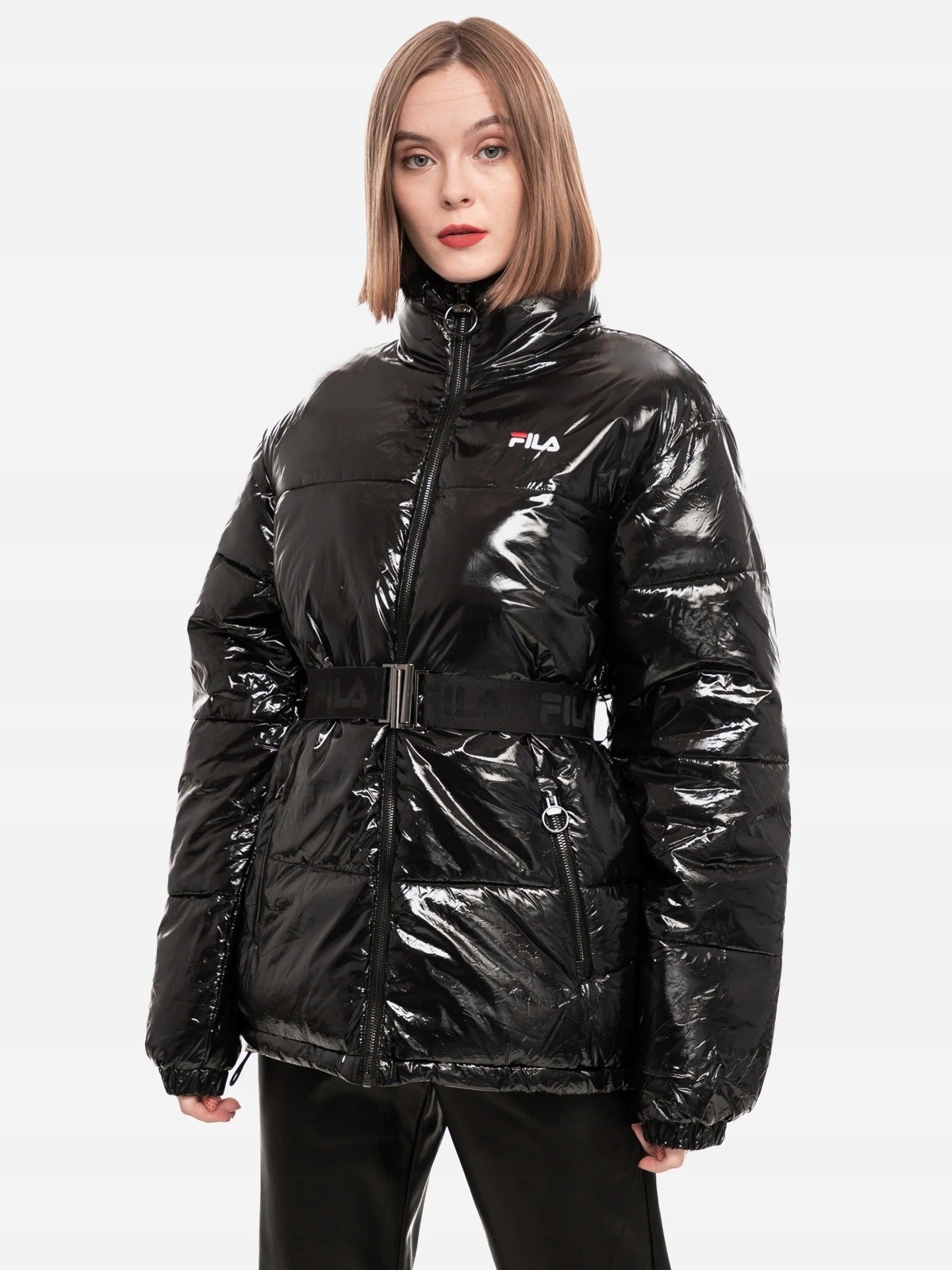 Dámská zateplená bunda Fila Avventura v černé barvě 687901-002 S