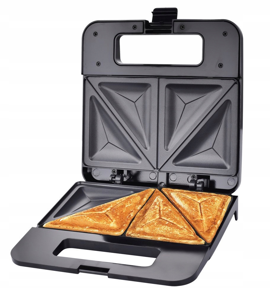 OPIEKACZ DO KANAPEK TOSTÓW SANDWICH TOSTER MOCNY 1000W CZARNY Moc 1000 W