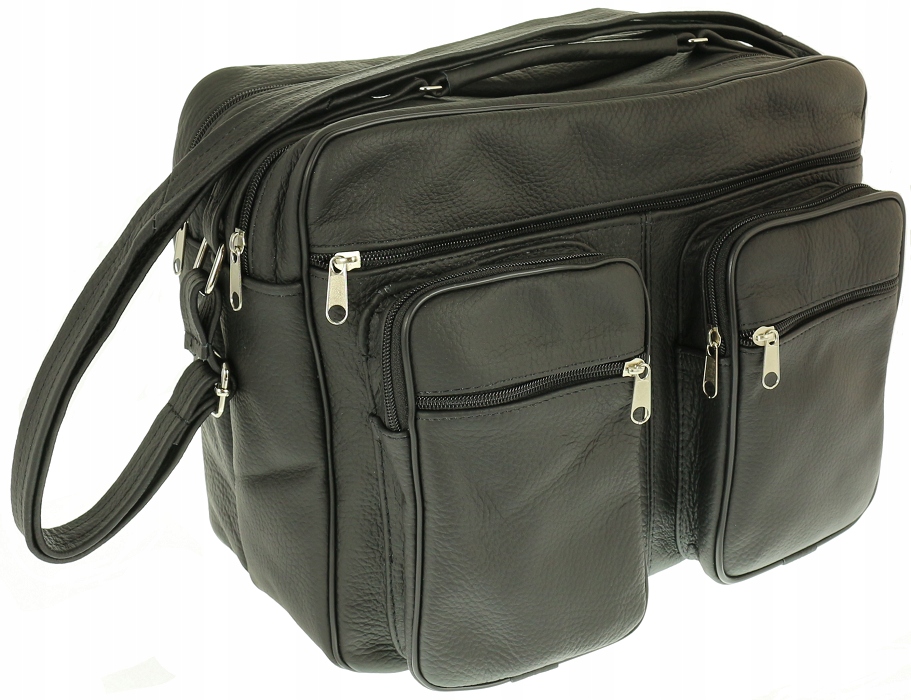 Pánská taška Prostorná Kabelka Přes Rameno do práce Velká Pl