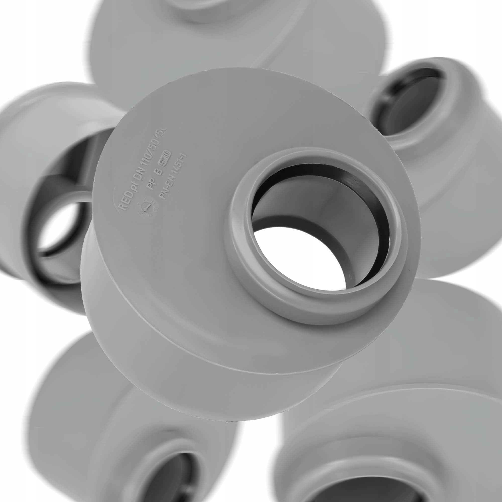 Redukcja KANALIZACYJNA 110x50 mm RURY PCV ZŁĄCZKA KRÓTKA NISKA Łącznik WODY EAN (GTIN) 5905261598639