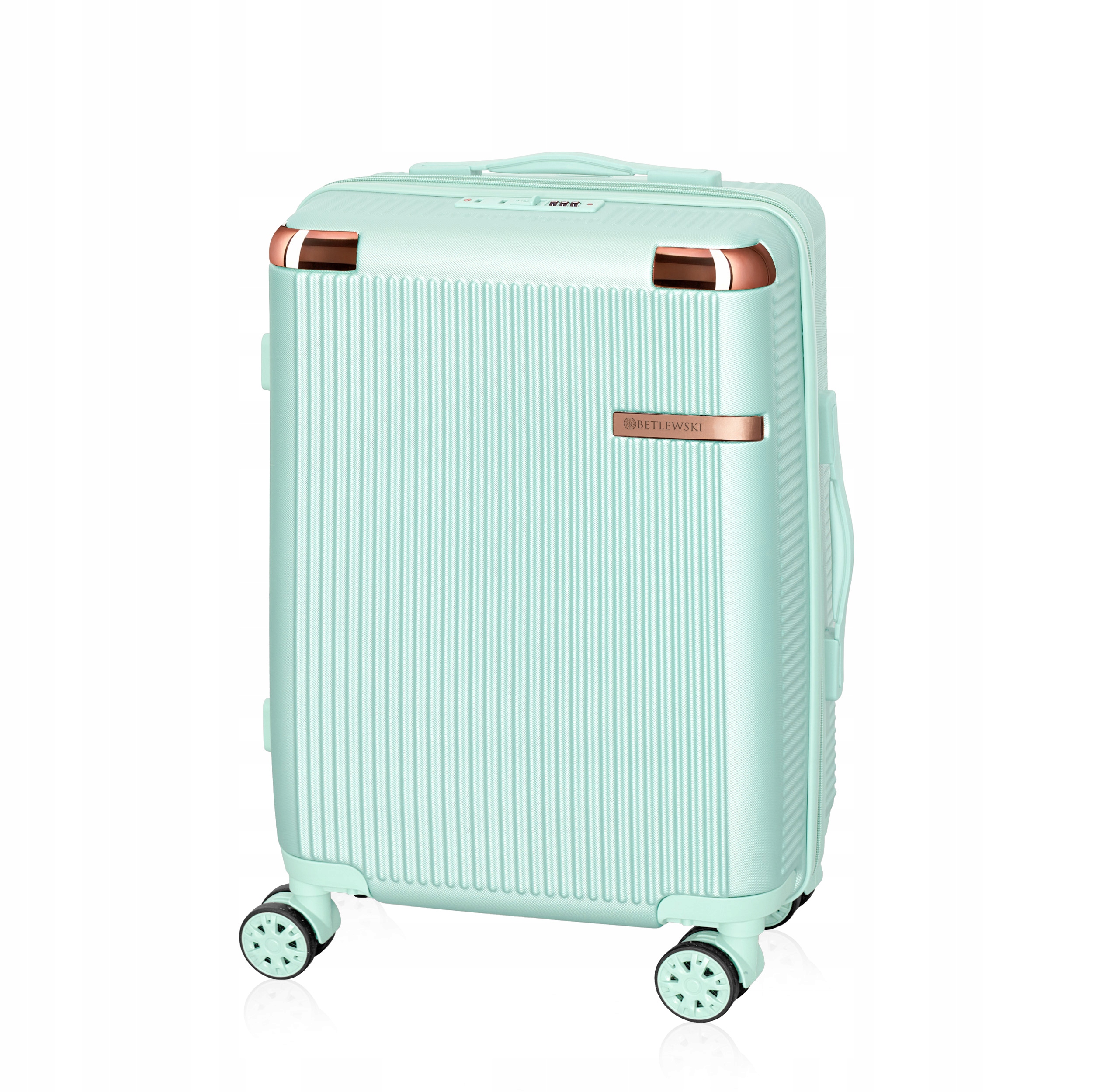 Walizka kabinowa dla dziewczyny mała twarda na wyjazd weekend citybreak Abs